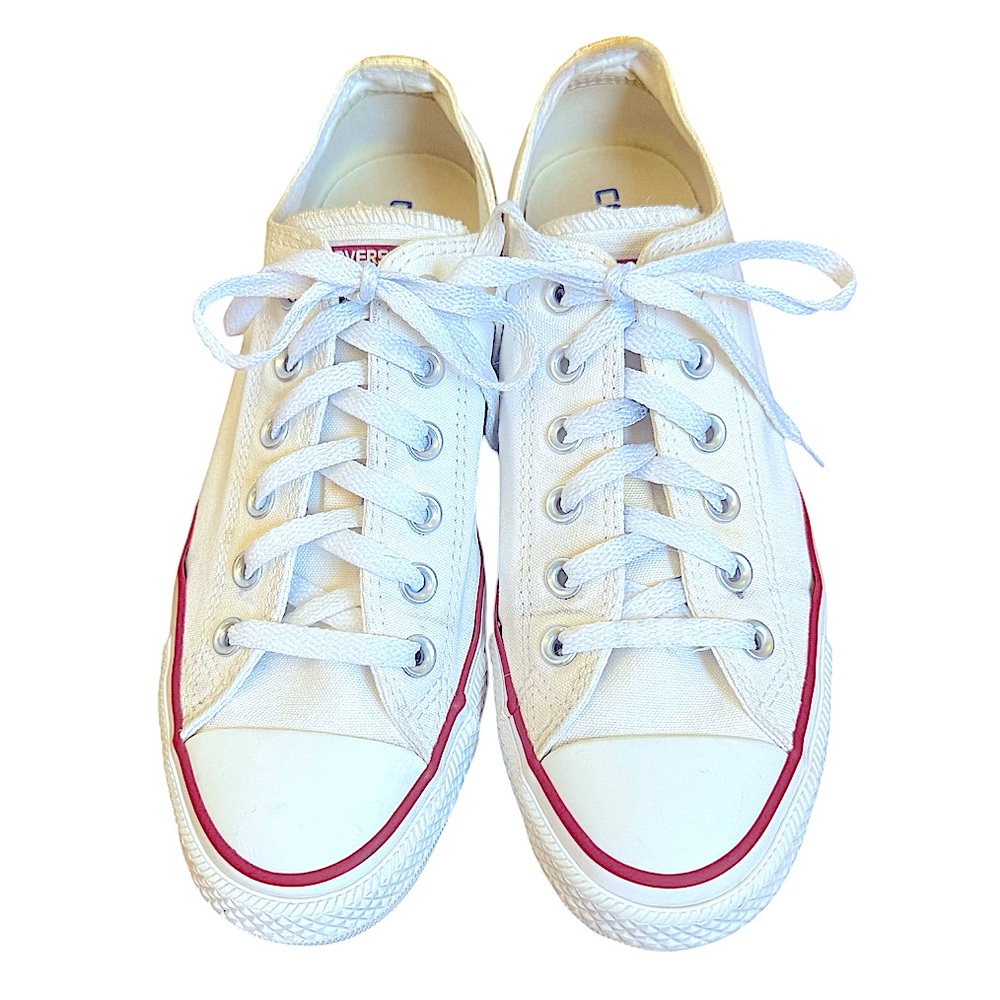 Converse White and Red Sneakers